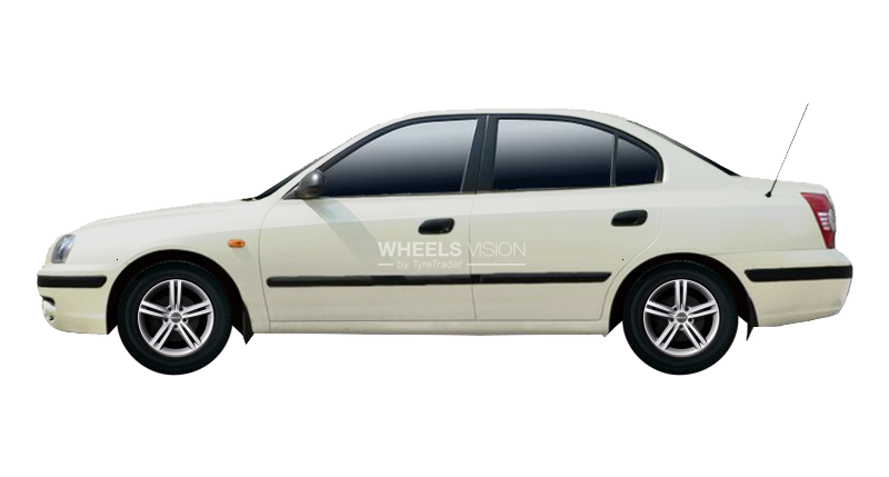 Заводские размеры шин и дисков Hyundai Elantra III (XD) Седан (2000 - 2010)