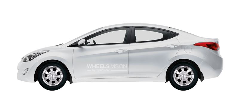 Заводские размеры шин и дисков Hyundai Elantra V (MD) Седан (2010 - 2025)
