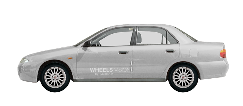 Заводские размеры шин и дисков Mitsubishi Carisma  Седан (1995 - 2003)