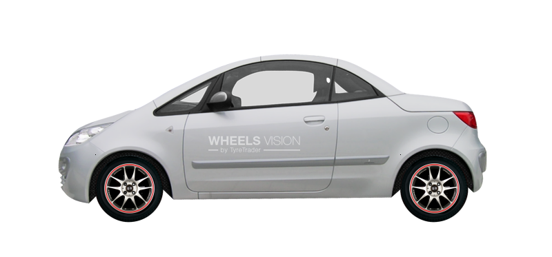 Заводские размеры шин и дисков Mitsubishi Colt VII Кабриолет (2006 - 2012)