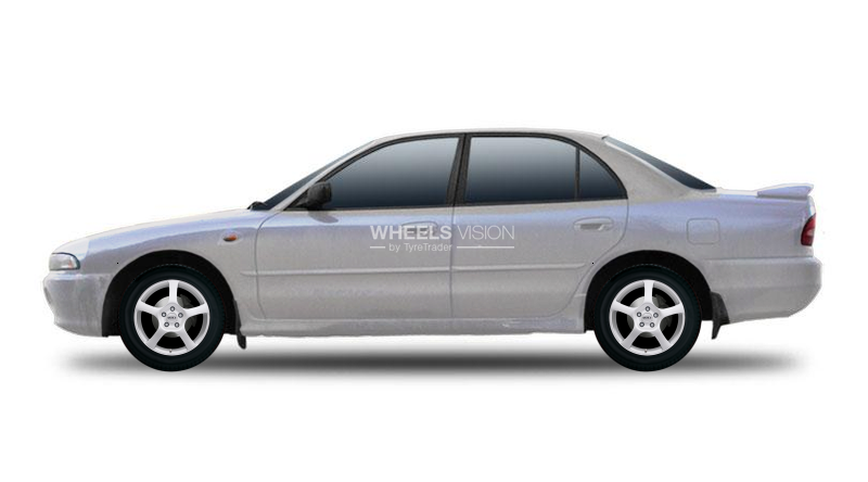 Заводские размеры шин и дисков Mitsubishi Galant VII Седан (1992 - 1998)