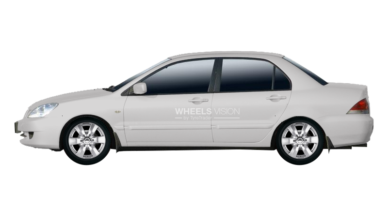 Заводские размеры шин и дисков Mitsubishi Lancer IX Седан (2000 - 2010)