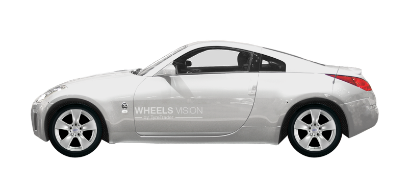 Заводские размеры шин и дисков Nissan 350Z I Купе (2002 - 2008)