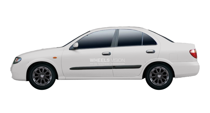 Заводские размеры шин и дисков Nissan Almera II (N16) Седан (2000 - 2006)