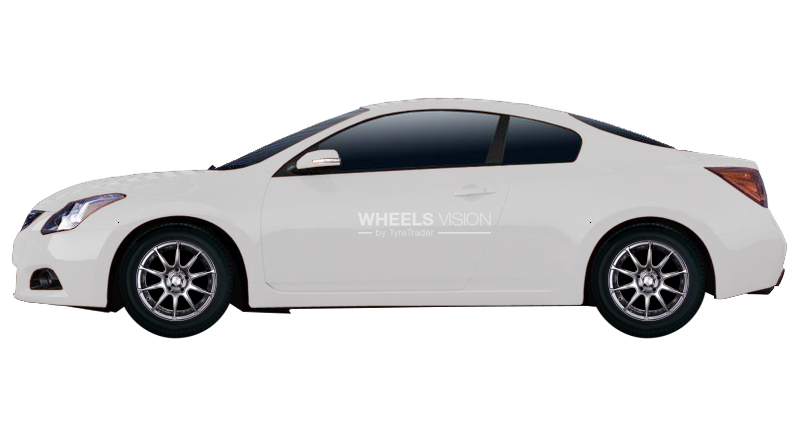 Factory wheels and tyres sizes Nissan Altima IV Coupe (2007 - 2012)