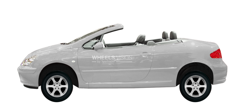Factory wheels and tyres sizes Peugeot 307  Cabriolet (2003 - 2011)