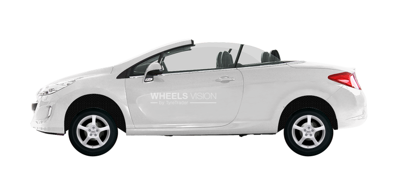 Factory wheels and tyres sizes Peugeot 308 I Cabriolet (2009 - 2025)