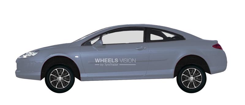 Factory wheels and tyres sizes Peugeot 407  Coupe (2005 - 2010)