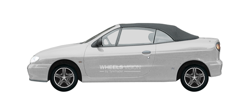 Factory wheels and tyres sizes Renault Megane I Cabriolet (1997 - 2002)