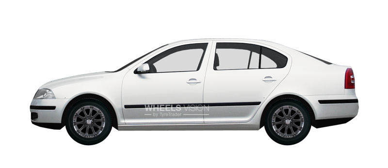 Заводские размеры шин и дисков Skoda Octavia II Лифтбек (2004 - 2013)