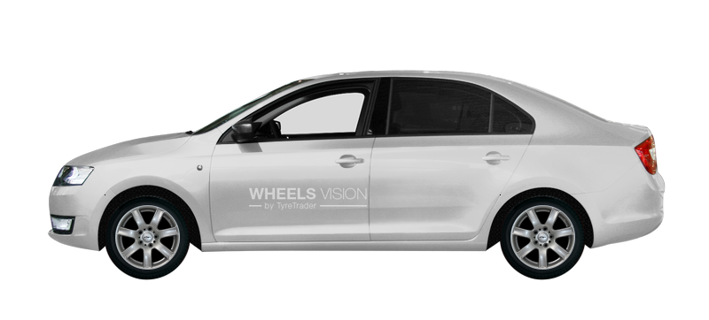 Заводские размеры шин и дисков Skoda Rapid  Лифтбек (2012 - 2025)