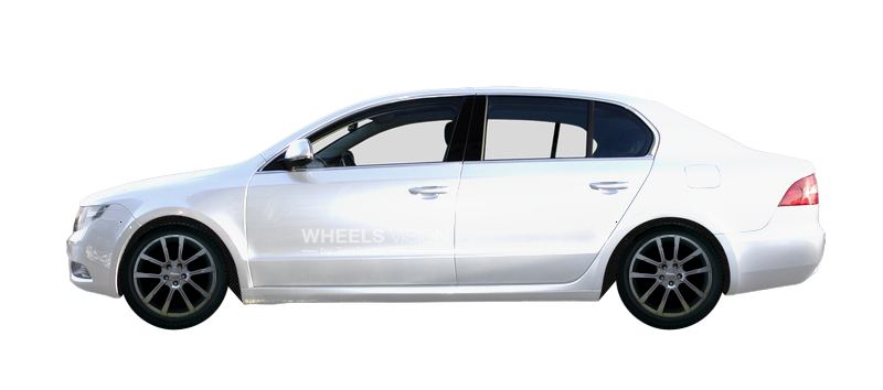 Factory wheels and tyres sizes Skoda Superb II Liftback (2008 - 2025)