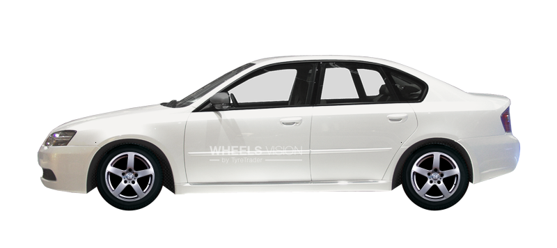 Заводские размеры шин и дисков Subaru Legacy IV Седан (2003 - 2009)