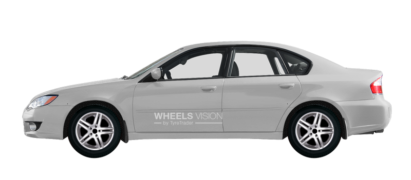 Factory wheels and tyres sizes Subaru Legacy V Sedan (2009 - 2025)