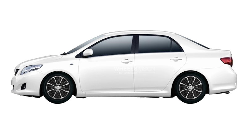 Заводские размеры шин и дисков Toyota Corolla X (E140, E150) Седан (2006 - 2013)