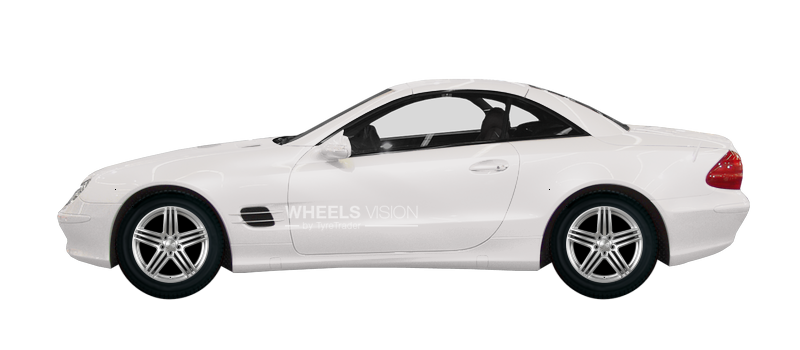 Диск Wheelworld WH12 на Mercedes-Benz SL-klasse V (R230) Рестайлинг 2