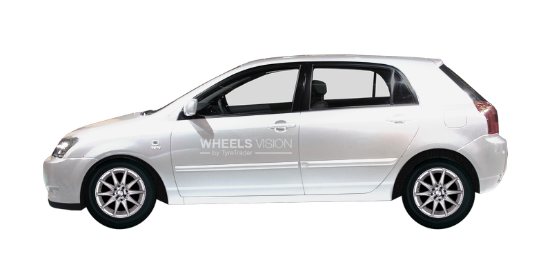 Wheel Racing Wheels H-131 for Toyota Corolla IX (E120, E130) Restayling Hetchbek 5 dv.