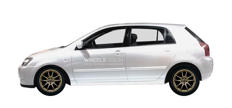 Wheel Borbet RS for Toyota Corolla IX (E120, E130) Restayling Hetchbek 5 dv.