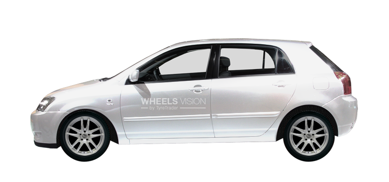Диск ProLine Wheels VX100 на Toyota Corolla IX (E120, E130) Рестайлинг Хэтчбек 5 дв.