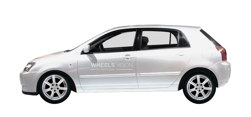 Диск Rial Davos на Toyota Corolla IX (E120, E130) Рестайлинг Хэтчбек 5 дв.