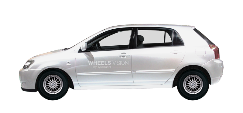 Wheel Racing Wheels H-155 for Toyota Corolla IX (E120, E130) Restayling Hetchbek 5 dv.