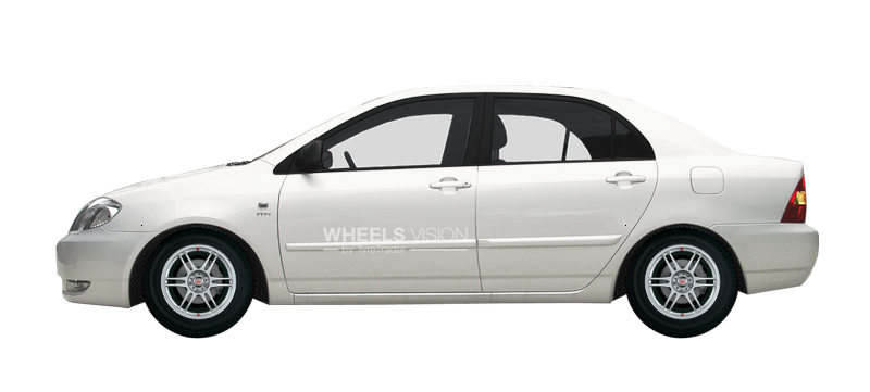 Wheel Kosei K1 Fine for Toyota Corolla IX (E120, E130) Restayling Sedan