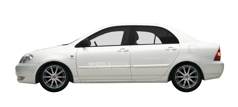 Wheel Borbet CW1 for Toyota Corolla IX (E120, E130) Restayling Sedan