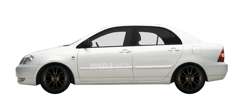 Wheel ProLine Wheels PXF for Toyota Corolla IX (E120, E130) Restayling Sedan