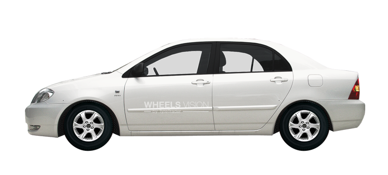Wheel Borbet TC for Toyota Corolla IX (E120, E130) Restayling Sedan