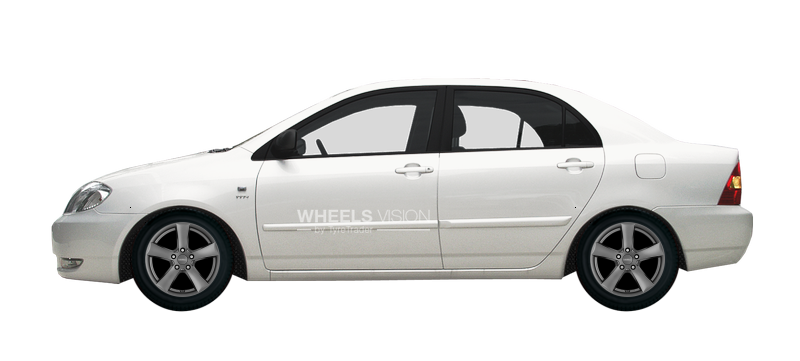 Wheel Dezent TX for Toyota Corolla IX (E120, E130) Restayling Sedan