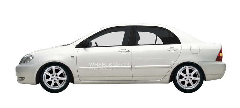 Wheel Rial Davos for Toyota Corolla IX (E120, E130) Restayling Sedan