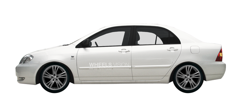 Wheel Rial Padua for Toyota Corolla IX (E120, E130) Restayling Sedan