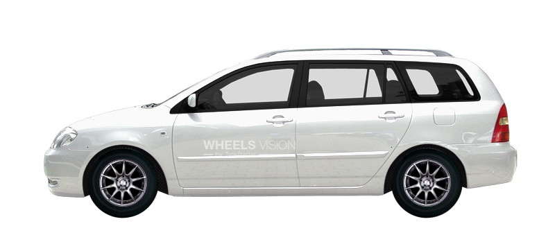 Wheel Racing Wheels H-158 for Toyota Corolla IX (E120, E130) Restayling Universal 5 dv.
