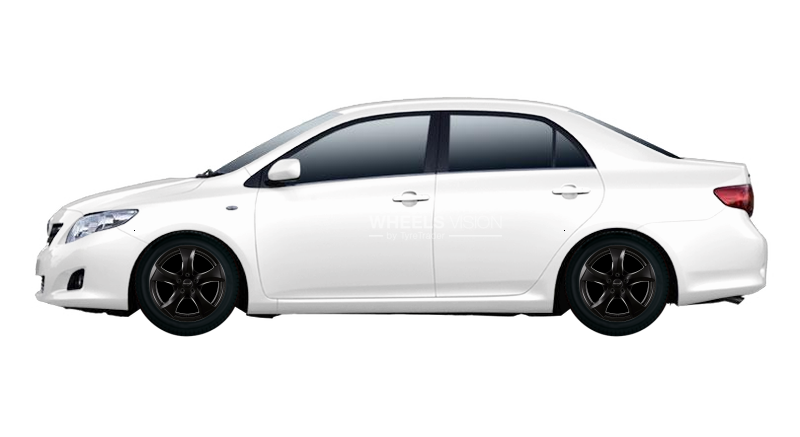 Wheel Wheelworld WH22 for Toyota Corolla X (E140, E150) Restayling Sedan