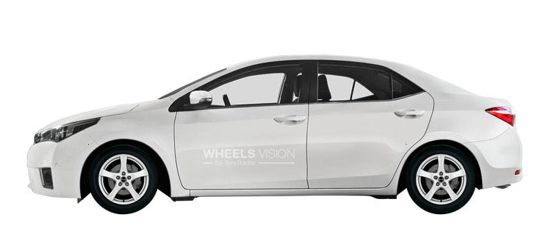 Wheel Borbet F for Toyota Corolla XI (E160, E170)