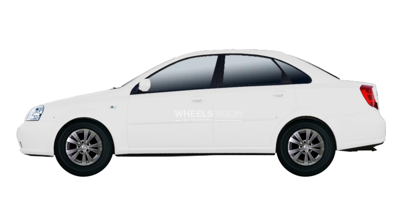 Wheel Racing Wheels H-364 for Chevrolet Lacetti Sedan