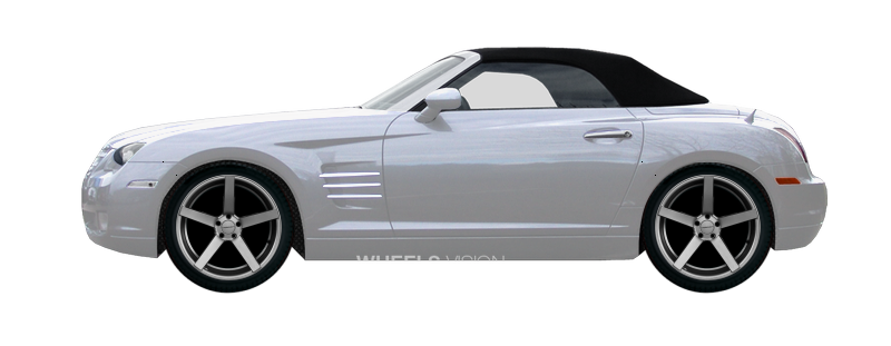 Диск Vossen CV3 на Chrysler Crossfire Кабриолет