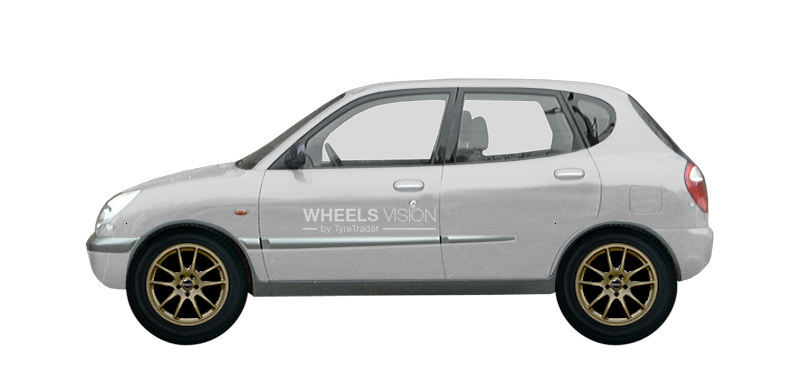 Wheel Borbet RS for Daihatsu Sirion M1