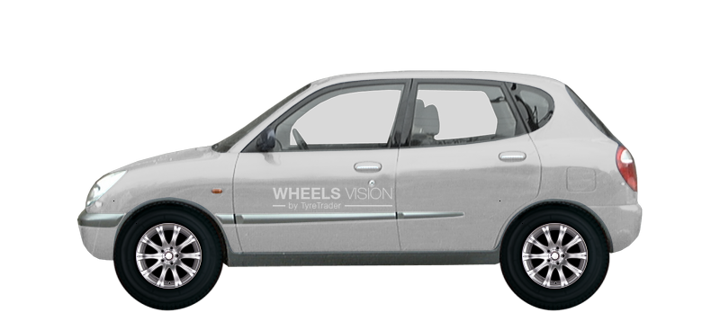 Wheel Racing Wheels H-285 for Daihatsu Sirion M1