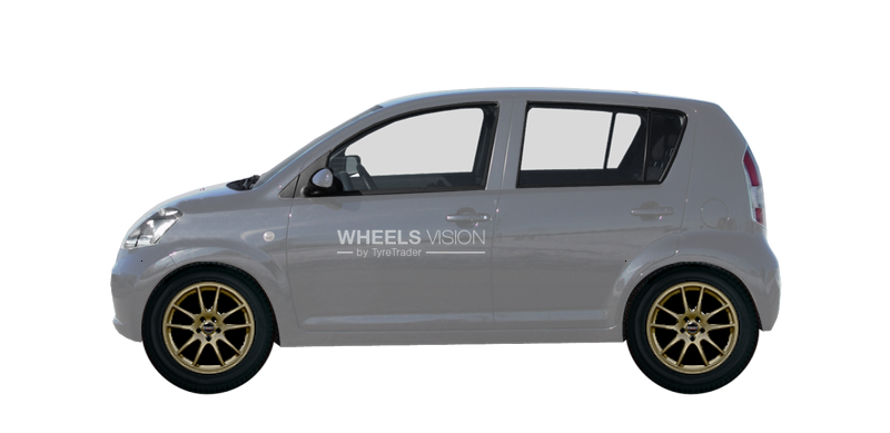 Wheel Borbet RS for Daihatsu Sirion M2