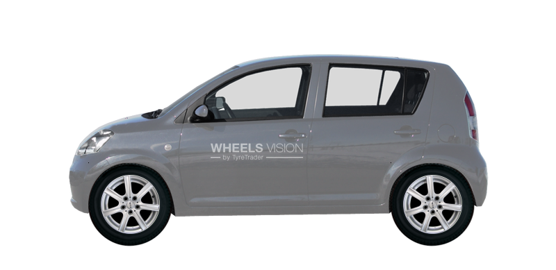 Wheel Rial Davos for Daihatsu Sirion M2