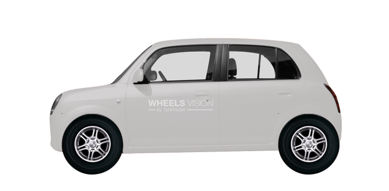 Wheel Racing Wheels H-104 for Daihatsu Trevis
