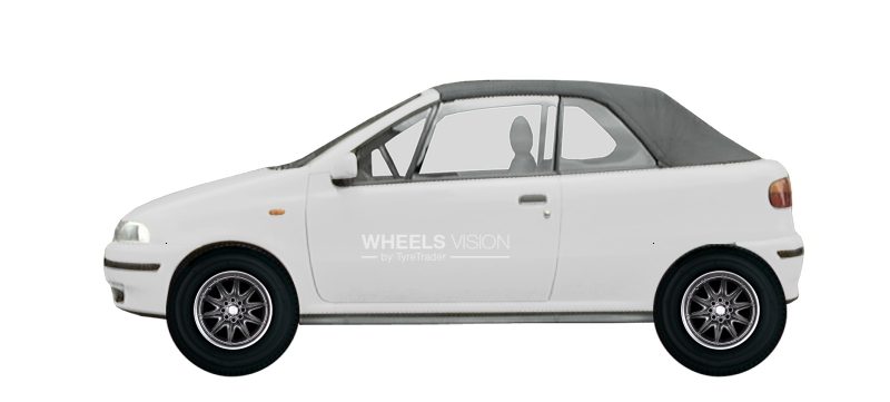 Wheel Racing Wheels H-105 for Fiat Punto I Kabriolet
