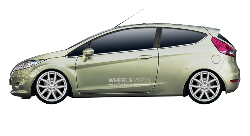 Wheel Dezent TE for Ford Fiesta Mk6 Restayling Hetchbek 3 dv.