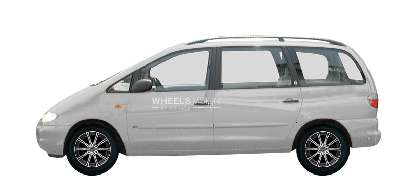 Wheel Borbet CW1 for Ford Galaxy I Restayling