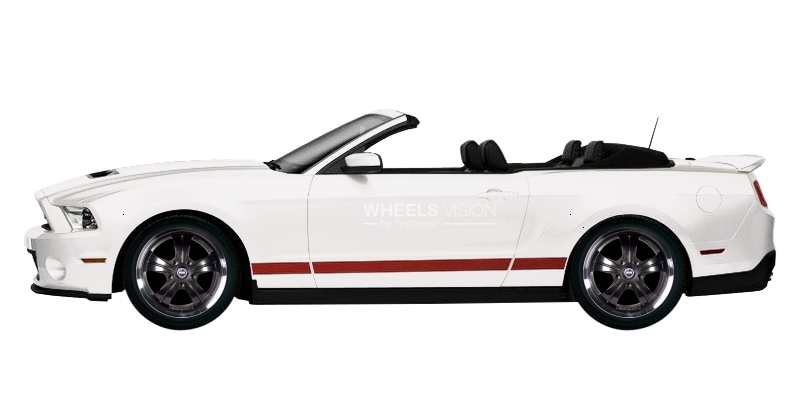 Диск Racing Wheels H-611 на Ford Mustang V Кабриолет