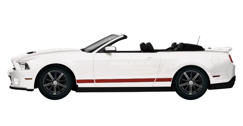 Диск Racing Wheels H-385 на Ford Mustang V Кабриолет