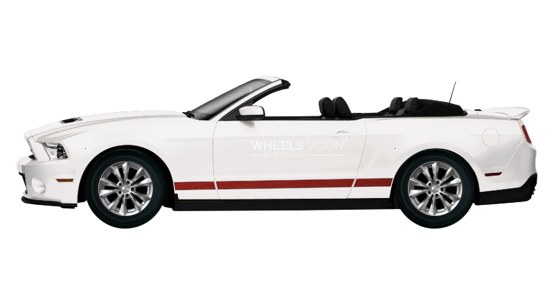 Диск Racing Wheels H-393 на Ford Mustang V Кабриолет