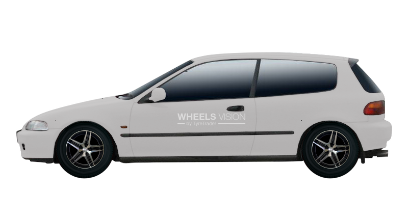 Диск Racing Wheels H-414 на Honda Civic VI Купе