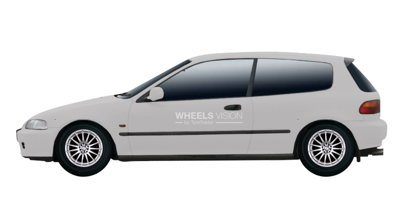 Wheel Racing Wheels H-290 for Honda Civic VI Kupe